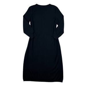 Talbots Black Classic Knit Dress | Size L